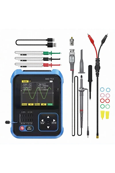 FNIRSI DSO-TC3 Osciloscop digital portabil, tester tranzistori, generator de ...