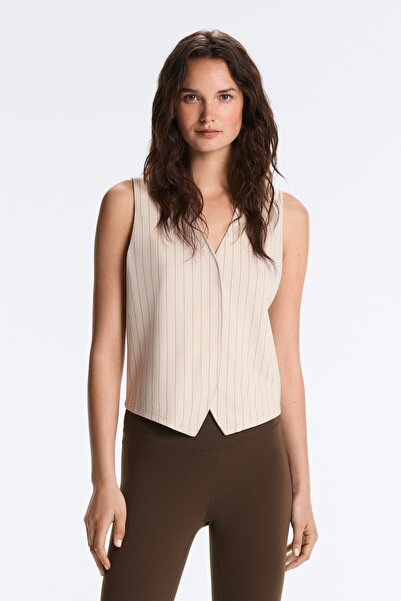 Oysho Striped waistcoat