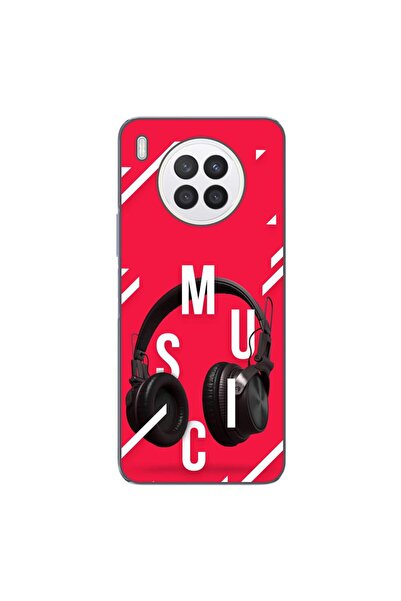 OEM Husa compatibila cu Huawei Nova 8i Silicon Gel Tpu Model Music Headphones