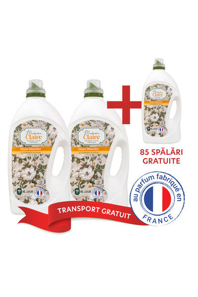 Madame Claire 2+1 gratuit - Detergent lichid - 4l + 250ml bonus x 3 PACHETE