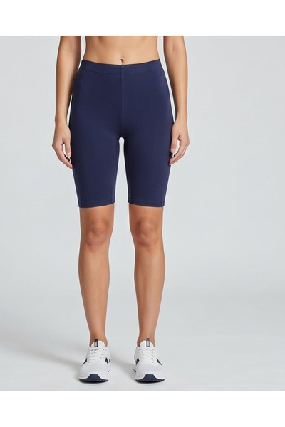 REDTAG Women Navy Cycling Shorts