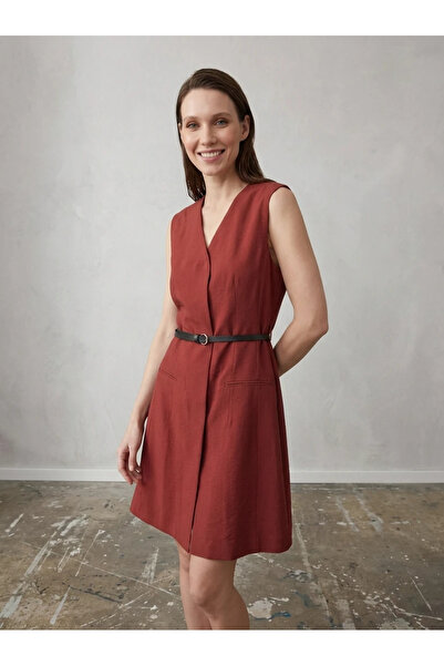 LİORA ELBİSE - Bordo - M