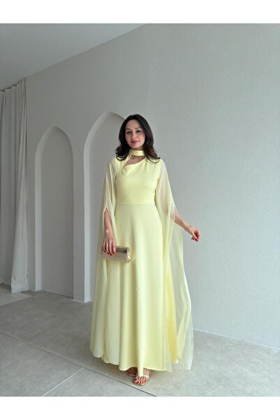 Mooi Butik Berlin Maxi Dress 4215 - Yellow