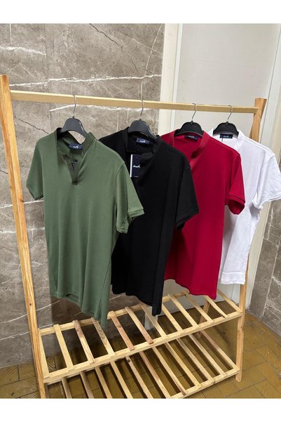MFZ Giyim Hakim Collar 4-Pack Men's T-Shirt