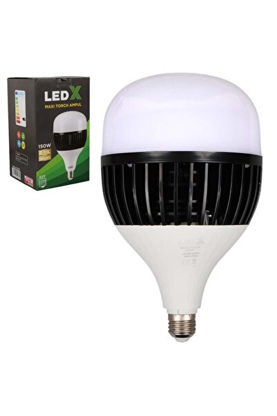 LEDX AL-TH150 Akım Korumalı 150 Watt 13500 Lümen E27 Beyaz Maxi Kristal Torch...
