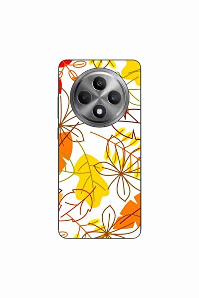 OEM Husa compatibila cu Oppo Reno12 FS Silicon Gel Tpu Model Autumn Vivid Leaves