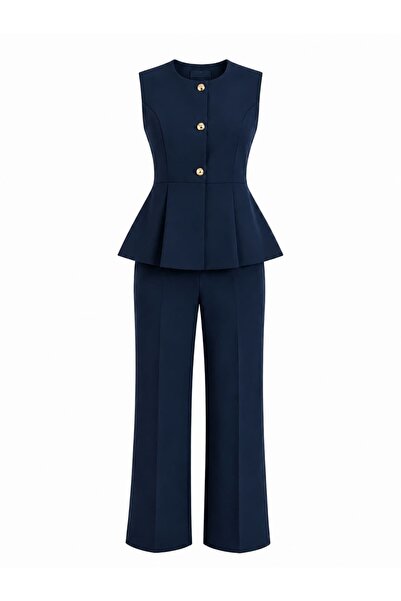 EFİL Flounced Vest and Pants Set