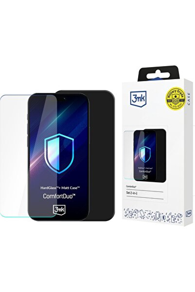 3MK Kit ComfortDuo Negru Mat pentru Samsung Galaxy S25 negru/negru