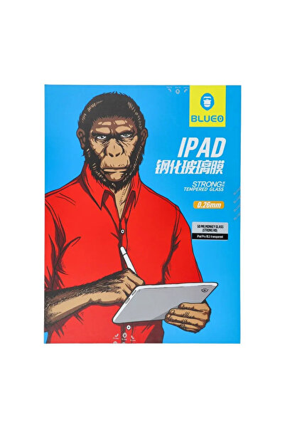 BLUEO Sticlă securizată 5D Mr. Monkey - iPad Pro 10.5 transparent (Strong HD)