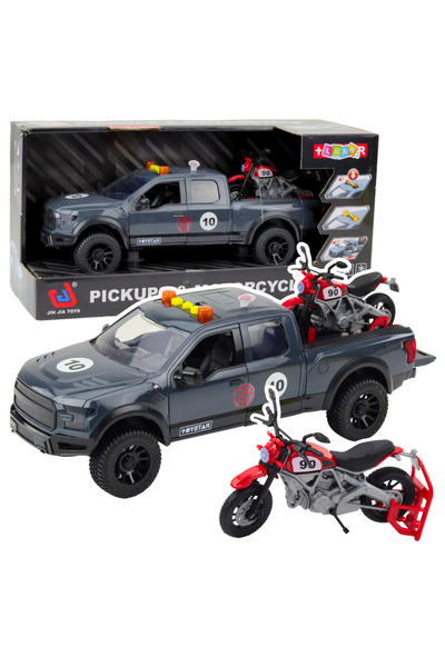 LeanToys Pick-up cu motor, scară 1:12