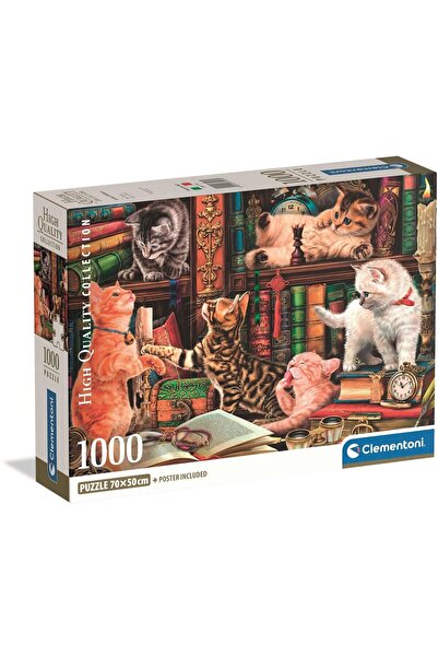 CLEMENTONI Puzzle 1000 Mustățe Curioase