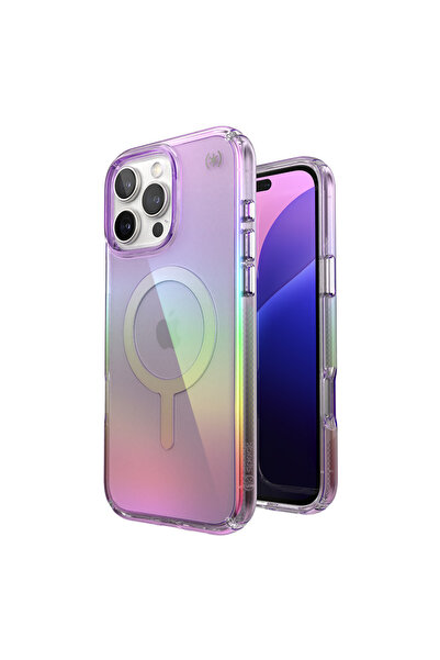 Speck Presidio2 Lux MagSafe - Husă iPhone 16 Pro Max (Mov Uimitor / Transparent)