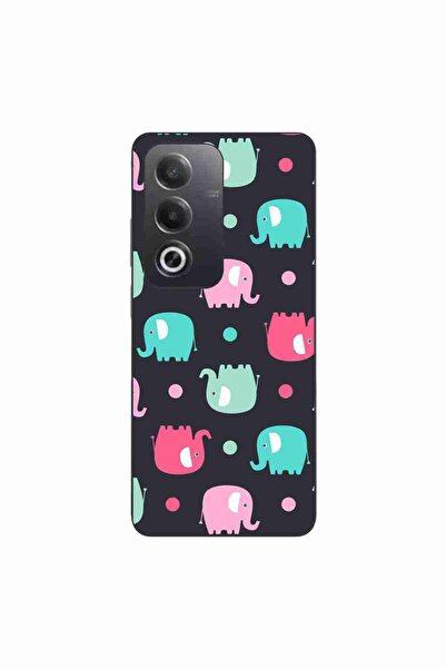 OEM Husa compatibila cu Oppo A80 Silicon Gel Tpu Model Pattern Elefant