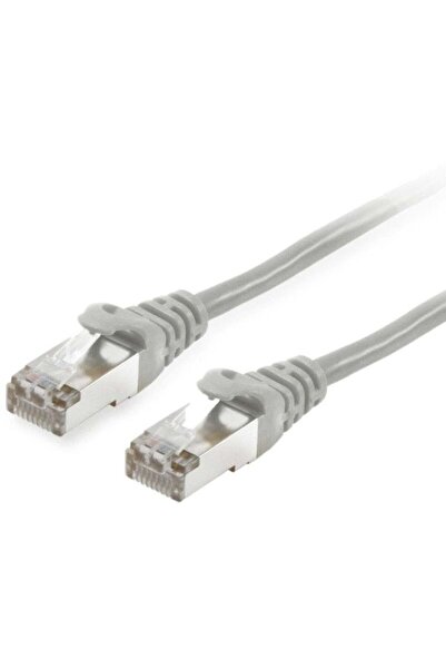 EQUIP Cablu patch Cat6 S/FTP 2xRJ45 0.15m gri LSZH pungă de plastic