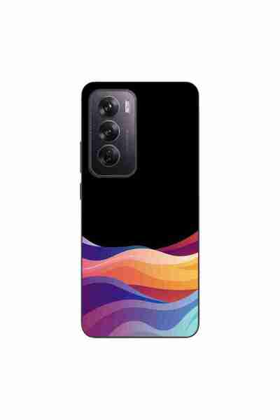 OEM Husa compatibila cu Oppo Reno12 Pro Silicon Gel Tpu Model Neon Waves