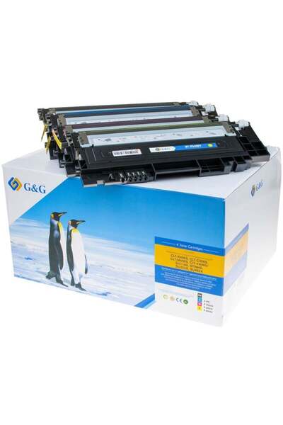 G&G Set de 4 tonere pentru Samsung P406C/ HP SU375A BK/C/M/Y