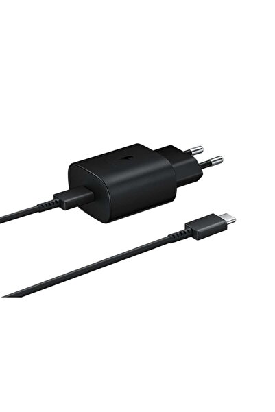Samsung Încărcător de rețea RAPIDE 25W Port USB Tip C fără cablu, negru