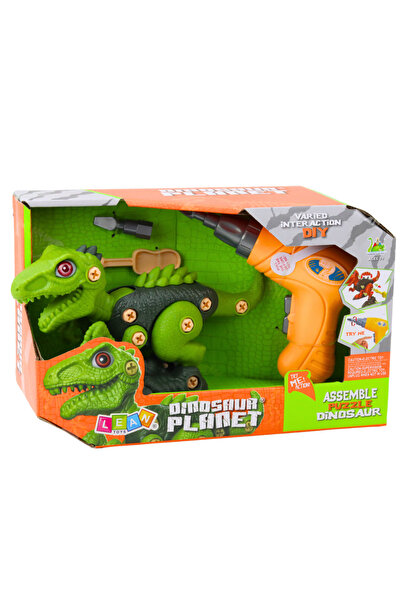 LeanToys Dinozaur do skrƒôcania zielony