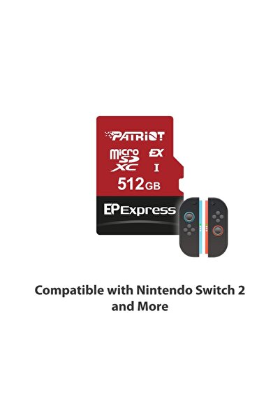 Patriot Memory Card Micro SD EP Express 512GB Până la 800MB/s/600MB/s