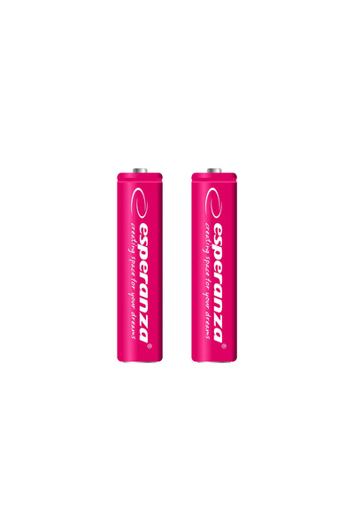 ESPERANZA ACUMULATOARE NI-MH AAA 1000MAH 2 BUC. CZERWONE