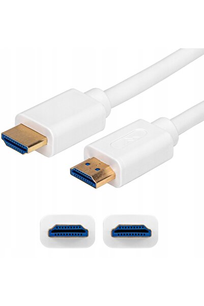 MONTIS Kabel HDMI-HDMI 2.0 4K High Speed 1m MT166-1 BIA≈ÅY