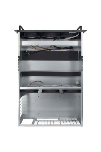 Inter-Tech Mining-Rack 4W2 4HE 6 x 120 mm Ανεμιστήρας