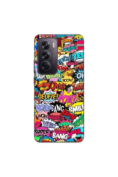 OEM Husa compatibila cu Oppo Reno12 Pro Silicon Gel Tpu Model Pop Art Pow Wow...