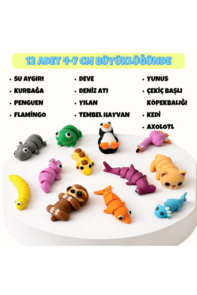 Tavşan Yumi Hareketli Hayvan Figürlü Oyuncak Anahtarlık -12'li - 15'li - 20'l...