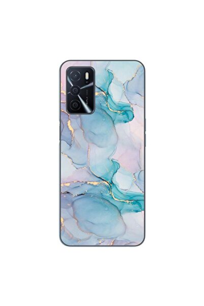 OEM Husa compatibila cu Oppo A16 Silicon Gel Tpu Model Abstract Watercolor Ma...