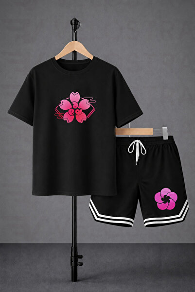 Velostra Unisex Symbol Printed Oversize Fit Comfortable Fit T-Shirt and Short...