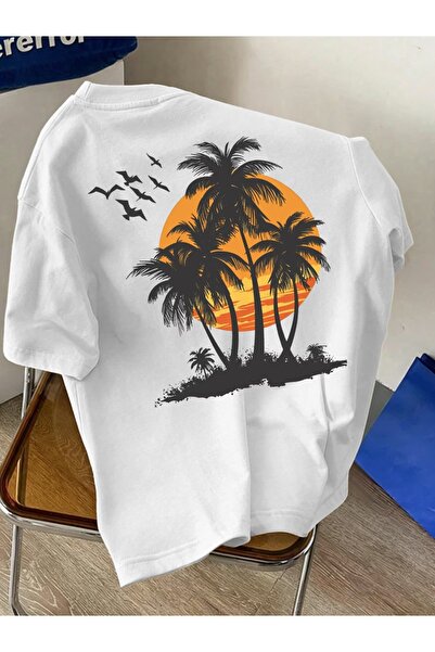 PAVRO Tricou unisex cu imprimeu mixt, confortabil
