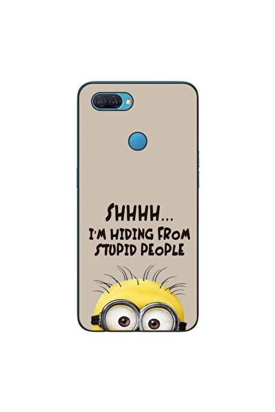 OEM Husa compatibila cu Oppo A12 Silicon Gel Tpu Model Mesaj Minion Shhhh