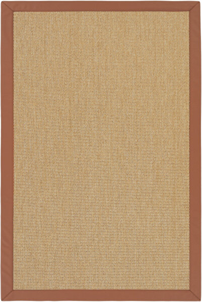 Cool Halı Toronto Bej Rengi Premium Sisal Halı Bordürlü Düz Sade Silinebilir ...