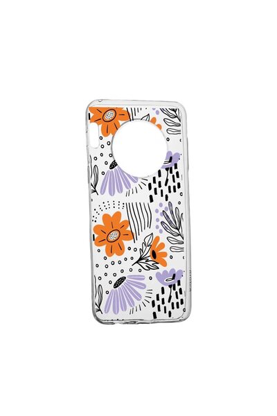 bestcase Husa Silicon Compatibila Cu Huawei Mate 30, Flowers - Patel Colors, ...