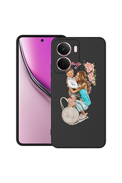 bestcase Θήκη για Realme P3 με σχέδιο  "Mom Life " και αγόρι, TPU Ματ Εξαιρετ...