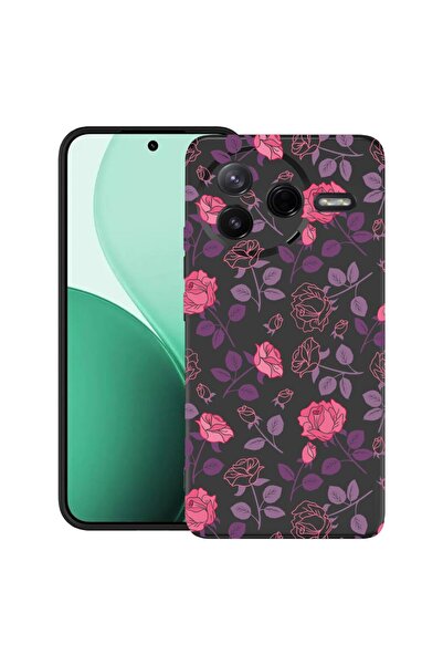 bestcase ¬Æ Husa TPU Ultra Slim Compatibil cu Poco F7 Pro, cu Design Rose, 31...