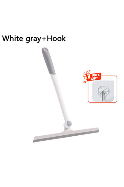 choice2 White grey - Hook 360 Degree Rotatable Shower Squeegee Glass Wiper Sc...