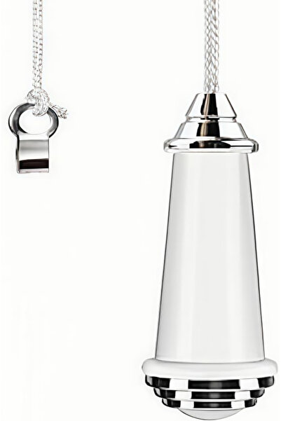 Choice Light Grey Bathroom Light Pull Cord Handle 150CM Nylon String, Chrome ...