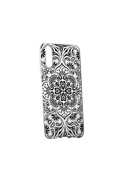 bestcase Husa Silicon, Transparent, Slim, Nonfigurativ Black, Huawei P20 Plus