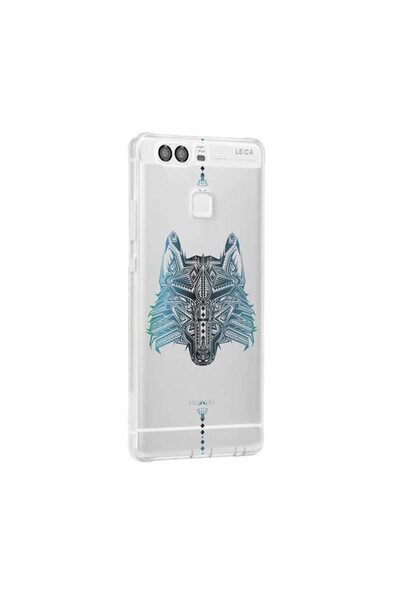 bestcase Husa Silicon, Transparent, Slim, Wolf, Huawei Y6 2018
