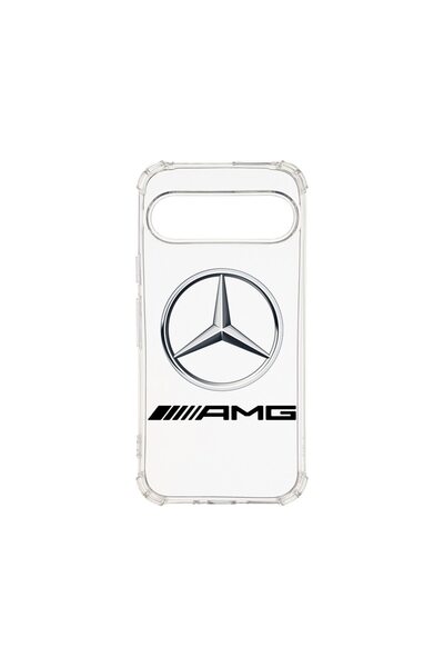 bestcase Husă Antișoc 1.5MM, Compatibilă cu Google Pixel 9, Logo Mercedes-Ben...