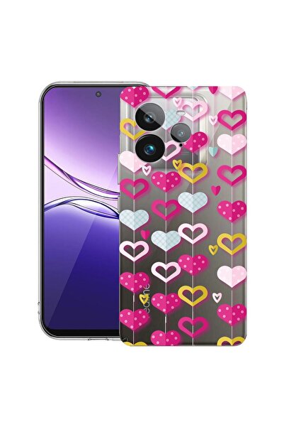 bestcase Θήκη για Realme GT 7 Pro με Σχέδιο Χαριτωμένες Καρδιές, Διαφανής Λεπ...