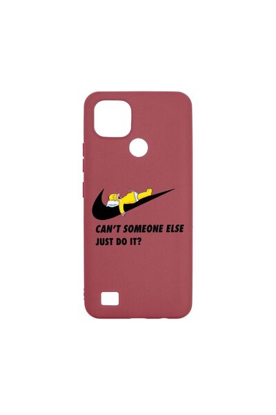 bestcase Θήκη σιλικόνης, Συμβατή με Realme C21, Simpson Just Do It, Ανθεκτική...