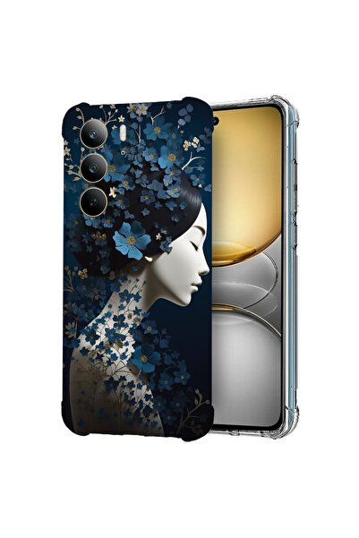 bestcase ¬Æ Husa pentru Realme C75, Anti Shock 1.5MM, Thinking Girl, Protecti...