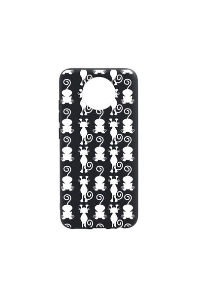 bestcase Husa Silicon Compatibila Cu Huawei OnePlus Nord CE 5G, Black Cat, re...