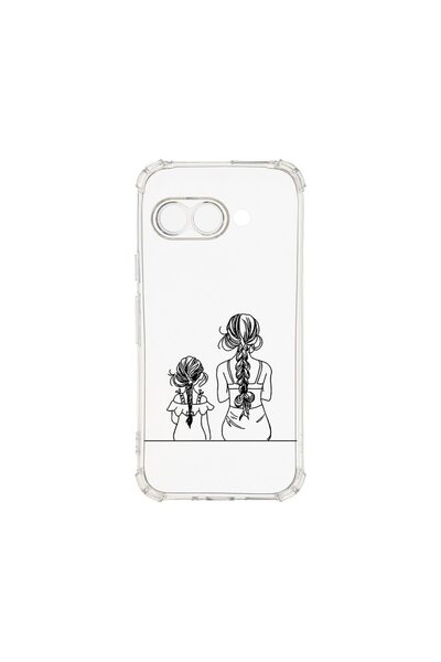 bestcase Калъф за Google Pixel 9a, BestCase® Anti Shock 1.5MM, Майка и дъщеря...