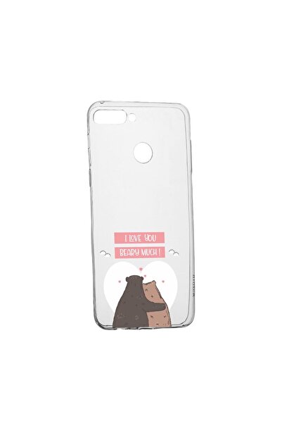 bestcase Θήκη σιλικόνης συμβατή με Huawei Y6 Prime 2018, Σ' αγαπώ πολύ!, ανθε...