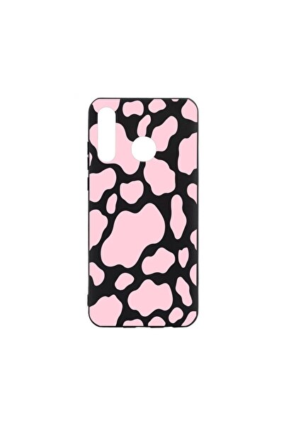 bestcase Husa Silicon Compatibila Cu Huawei P30 Lite, Pink Cow, rezistenta la...