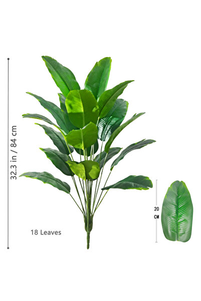 Choice LRJ-18Y-82-T31 65-90-125cm Large Tropical Palm Tree Fake Banana Plant ...