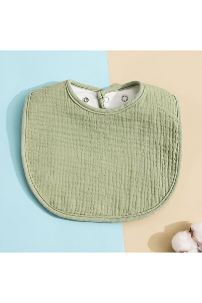 Choice15 style 5 Baby Feeding Drool Bib New Cotton Solid Color Infants Saliva...